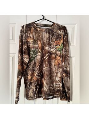 Camo Realtree Long Sleeve Shirt Size L